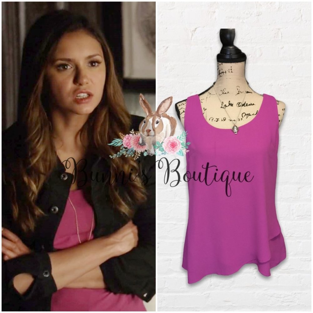 Elena Gilbert's Banana Republic Tulip Hem Tank
